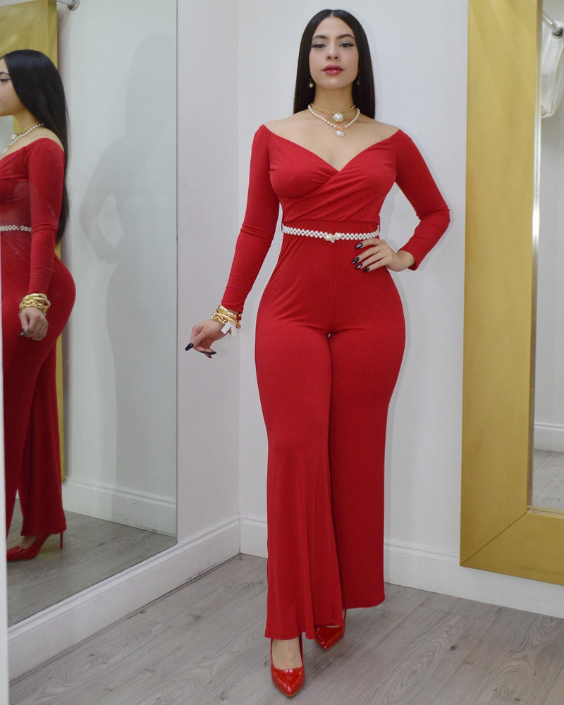 Above Standard Red Jumpsuit