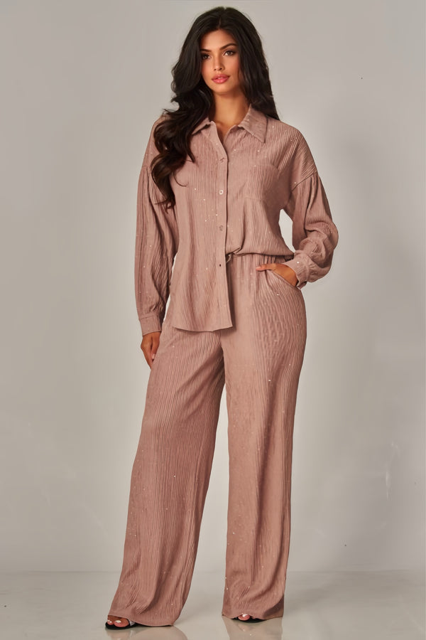 Soft Glam Lounge Set Mocha Mouse