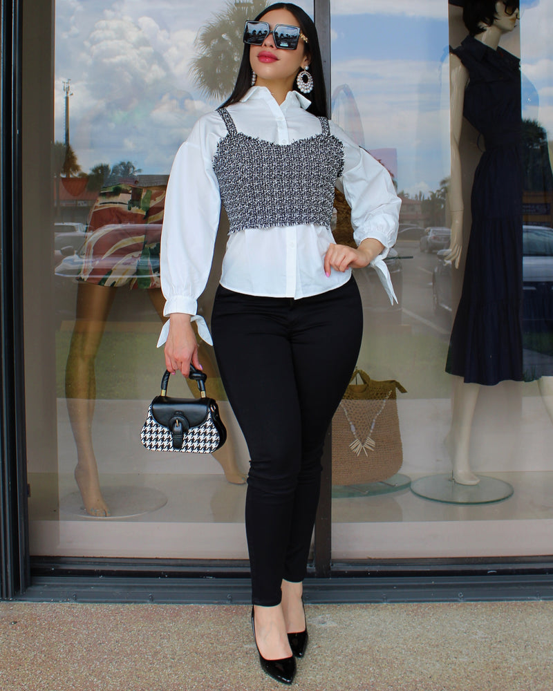 London Style 2 Piece Poplin Bottom Down  Shirt