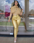 She Made Of Gold Skinny Jeans - Incredibly Well Fitting Stretch Denim For All Day Comfort
