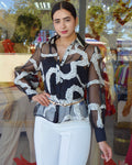 Style Is Earn  Bottom Down Shirt  Black