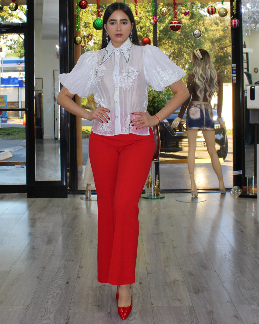 Touch Of Style Palazzo Pants Red