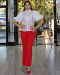 Touch Of Style Palazzo Pants Red
