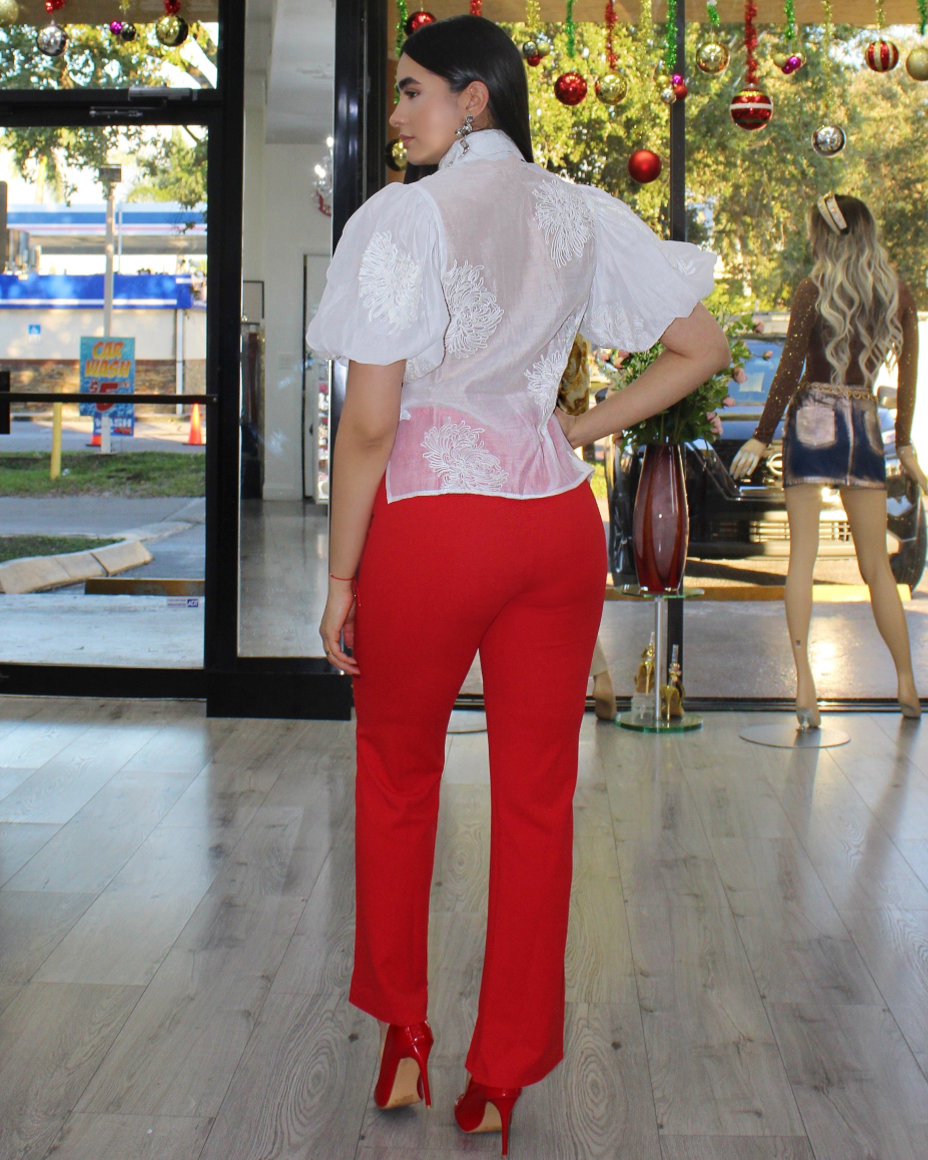 Touch Of Style Palazzo Pants Red