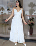 Enjoy Sundays Crochet Maxi Dress White - Elegant Versatile White Maxi Dress For Any Special Occasion