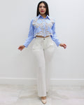 Separate From The Rest Linen Pants White - One Hundred Percent Linen No Stretch Comfort For Everyday Wear