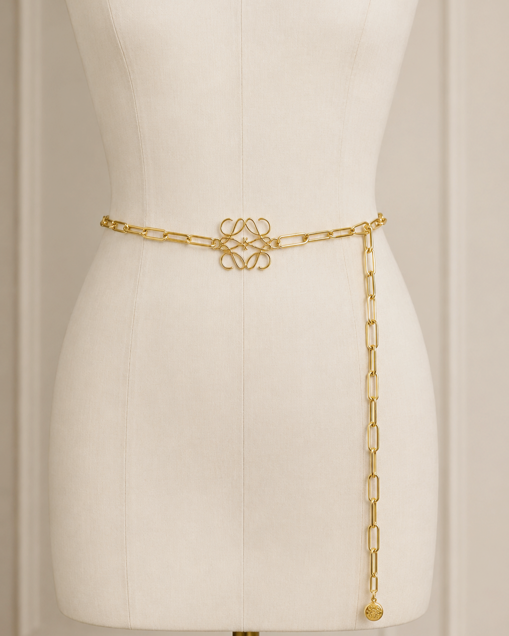 Golden Statement Chain Belt