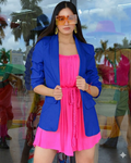 Royal Blue Tailored Blazer – Chic Structured Women’s Jacket