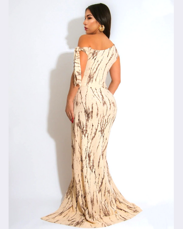 Luxe & Sexy Off The Shoulders Maxi Dress