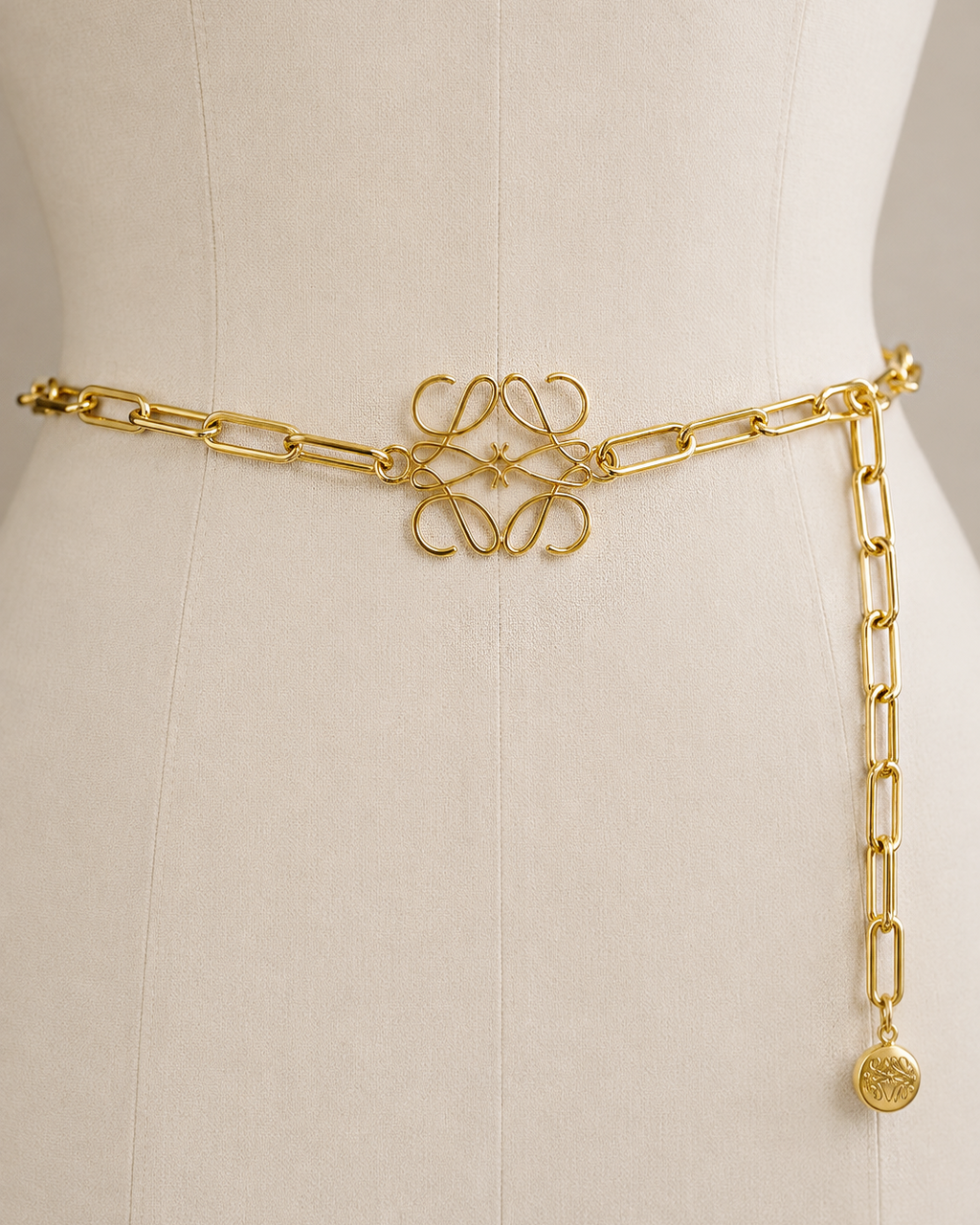 Golden Statement Chain Belt