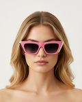 Mariah Sunglasses Pink - UV Protected Polycarbonate Glass For Everyday Fresh Look