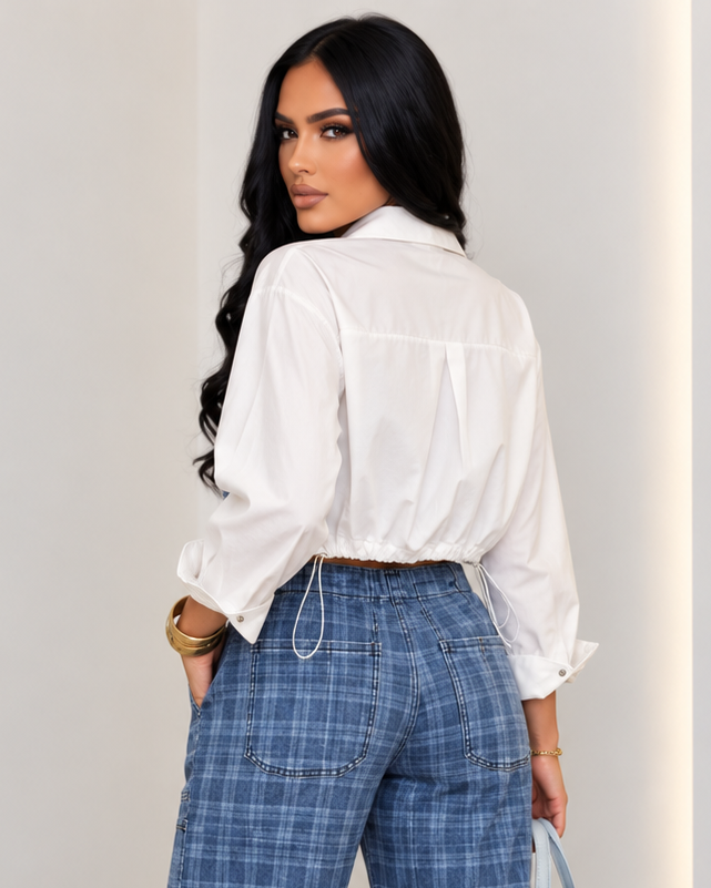 Denim Muse Modern Contrast Shirt