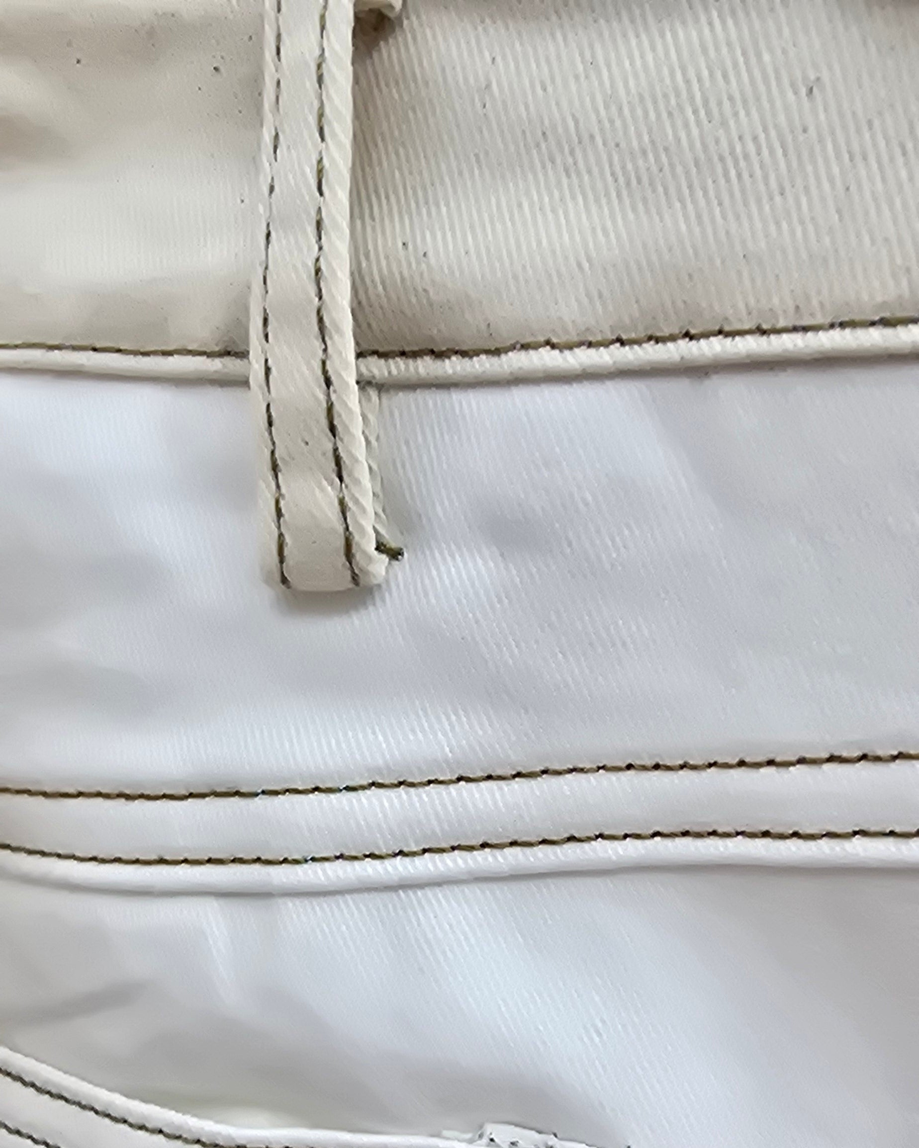 Ivory and White Barrel Pants & Structured Corset 2 Piece Set