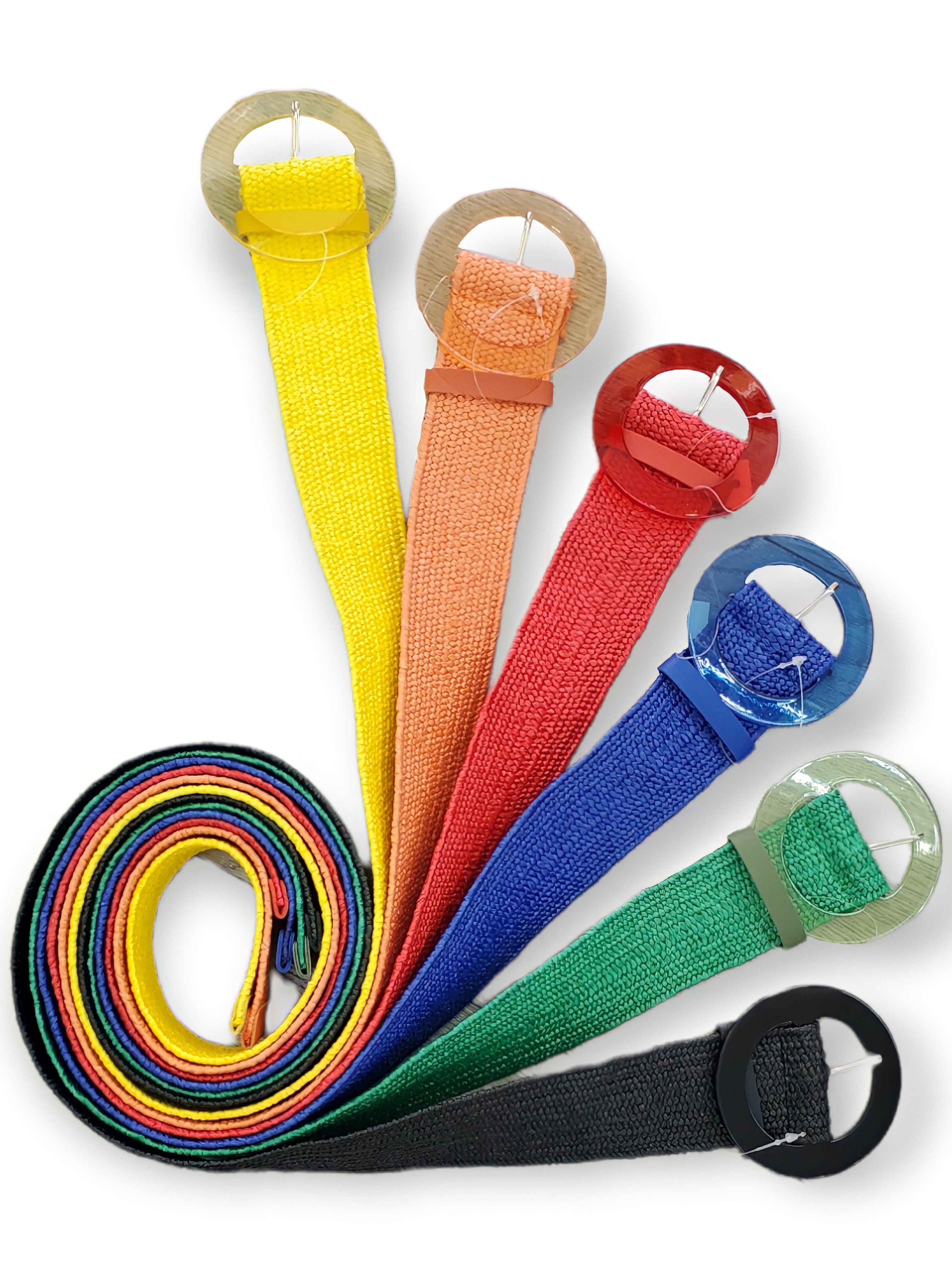 Lets Buckle Up Raffia Belt - Vegan Lead Free Accessory For Stunning Everyday Style