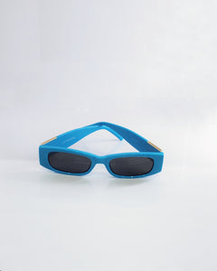 Look Around South Beach Square Sunglasses Blue