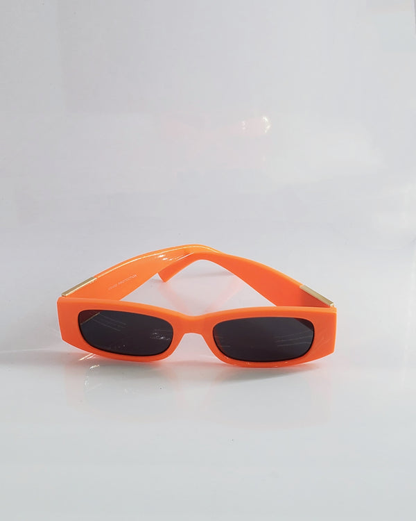 Look Around South Beach Square Sunglasses Orange