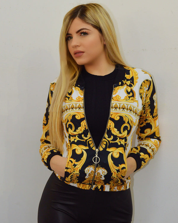 Verso Greco Roman Print   Jacket - shanahancampos 