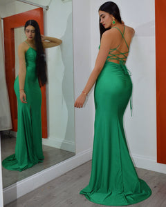 Love Yourself  Gown Dress Green