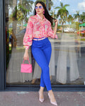Always Stylish Blue Pants For Work And Everyday Wear With Moderate Stretch And Comfort