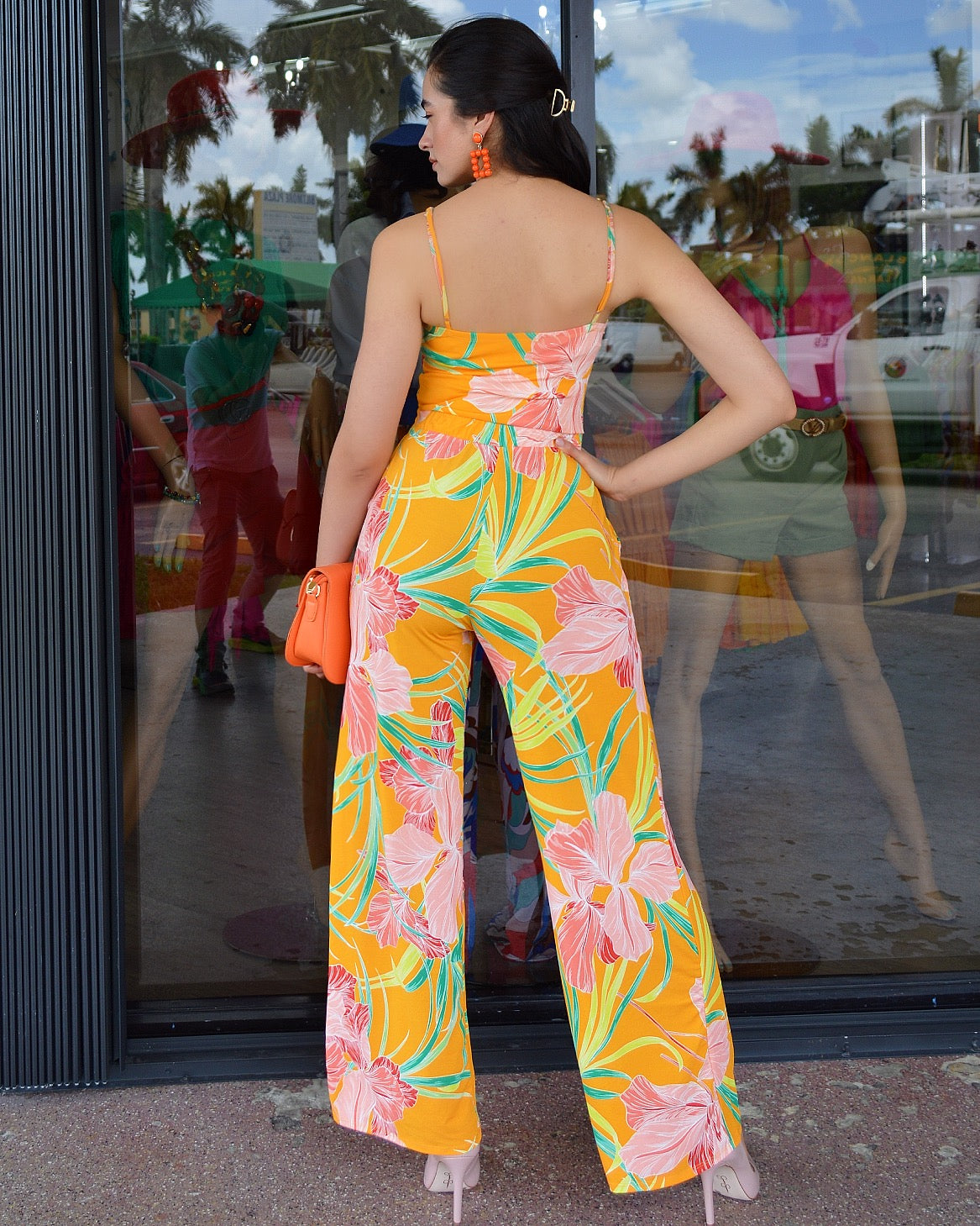 My Baby You Printed Jumpsuit - Elegant Evening Chic Style For Any Event With 100 Percent Polyester And Stretch