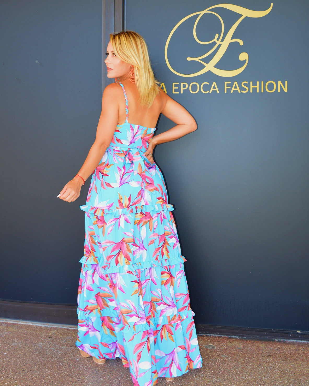 Calypso Island Maxi Dress - La Epoca Fashion 