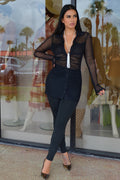 High Standards Black Pant Set - La Epoca Fashion 