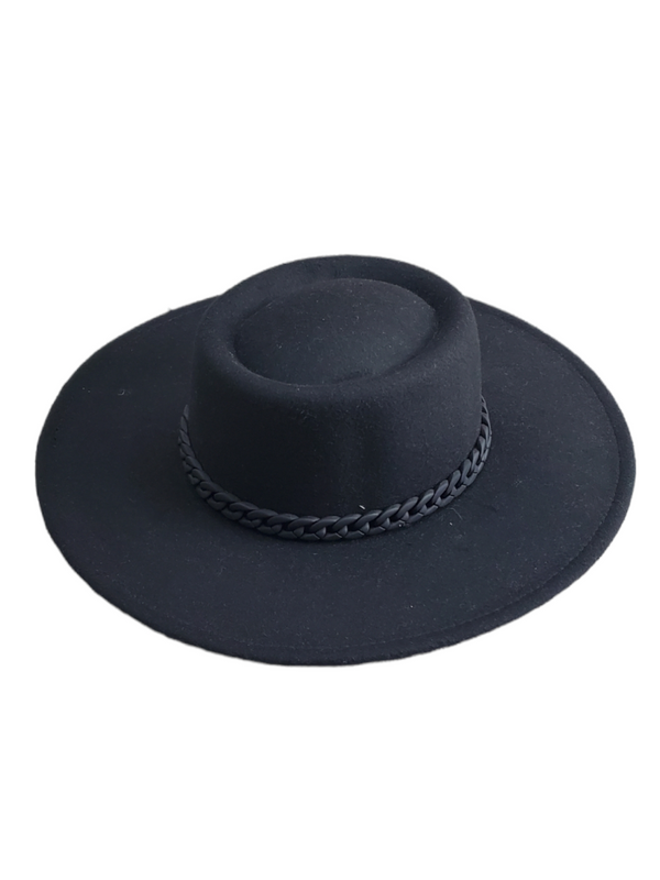 Better Be Classy Wool Blend Hat Black