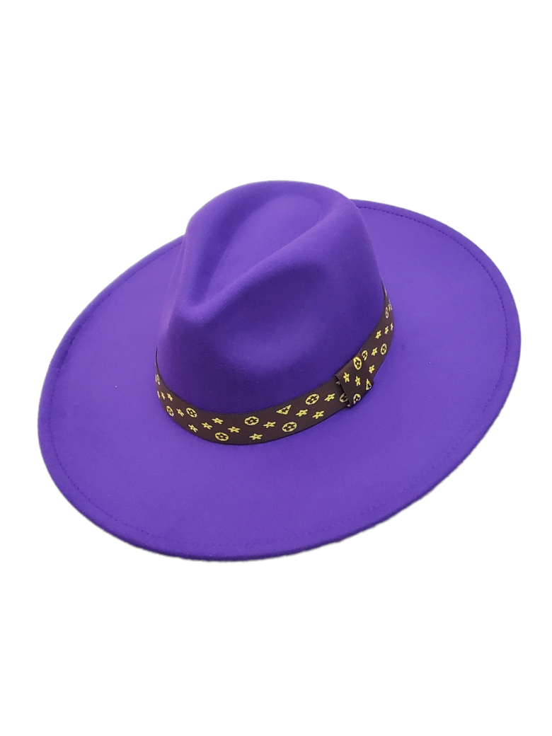 Make A Promise Wool Blend Felt Hat Purple