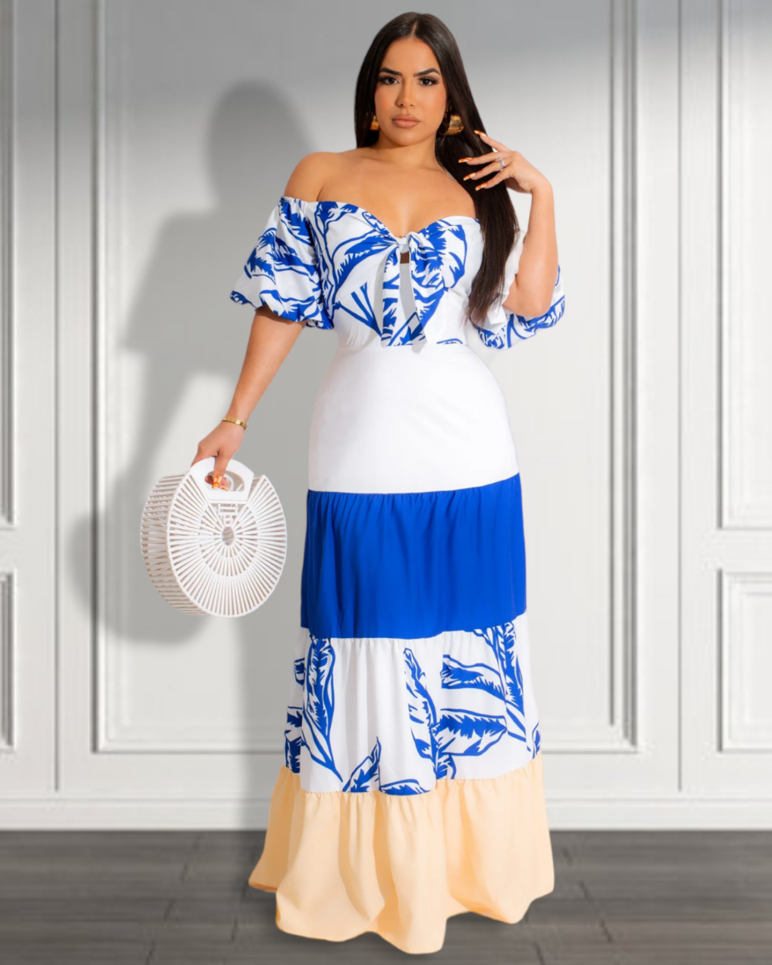 World Is Mine Floral Maxi Dress