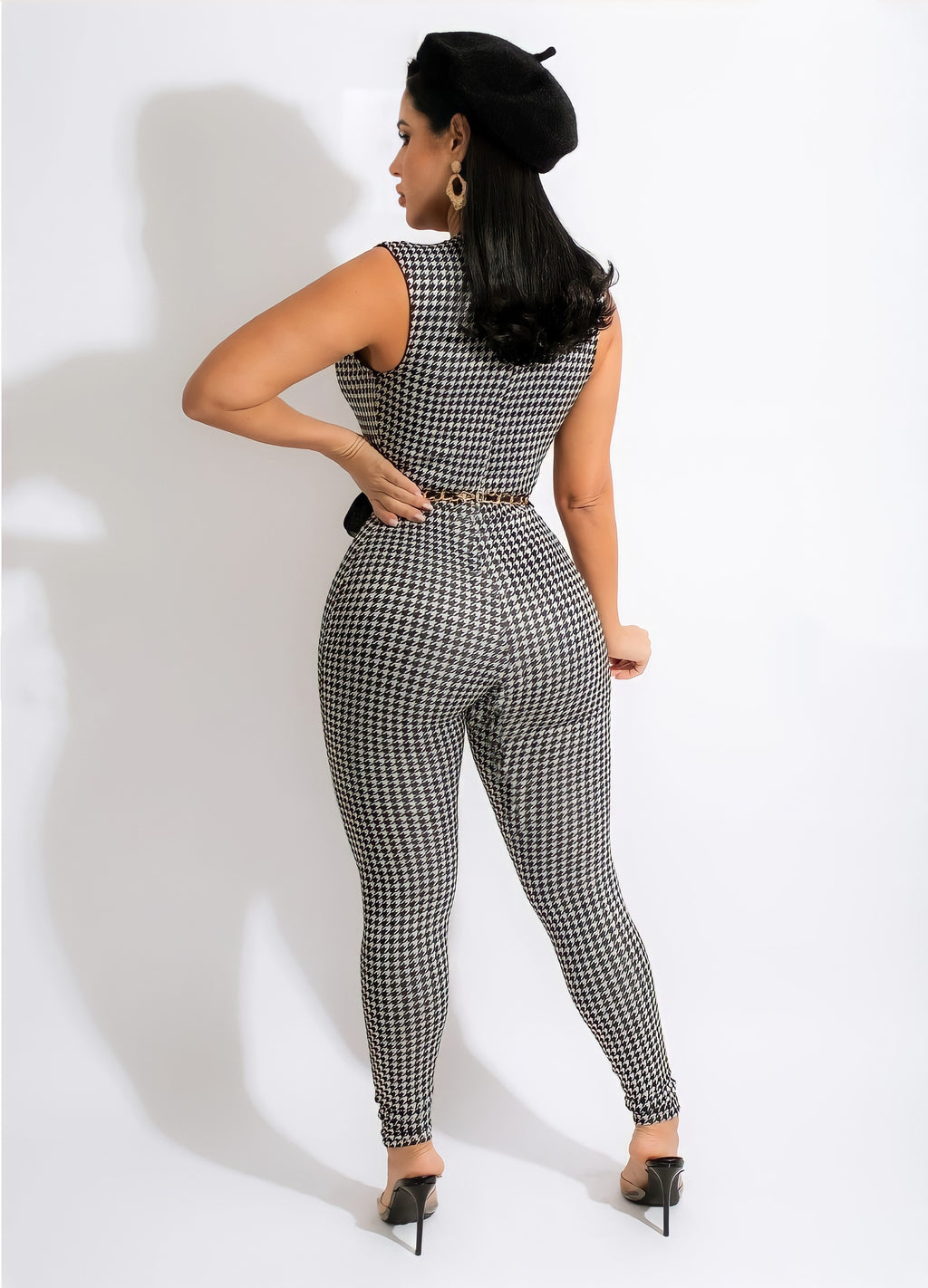 Keeping Up The Promises Jumpsuit - Ultra Stretch Polyamide Spandex Blend For Comfort And Fit