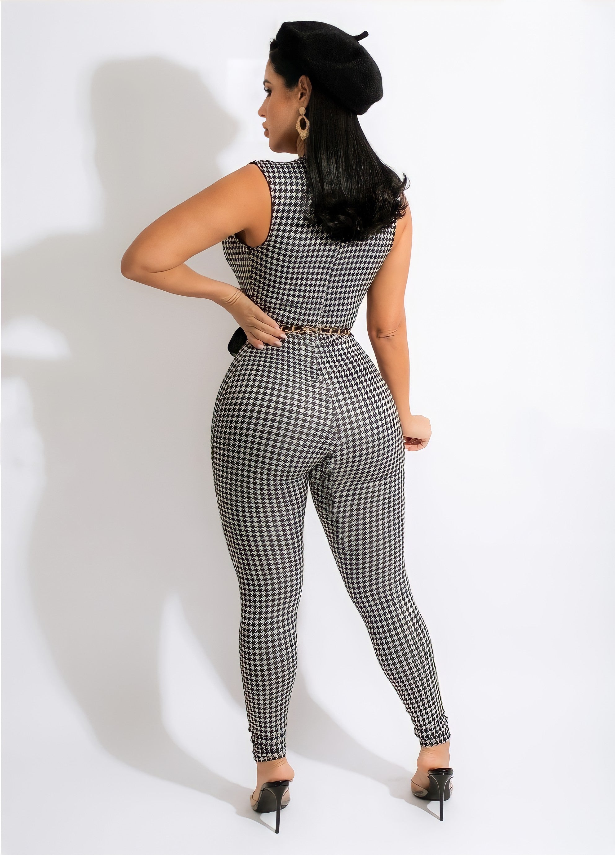 Keeping Up The Promises Jumpsuit - Ultra Stretch Polyamide Spandex Blend For Comfort And Fit