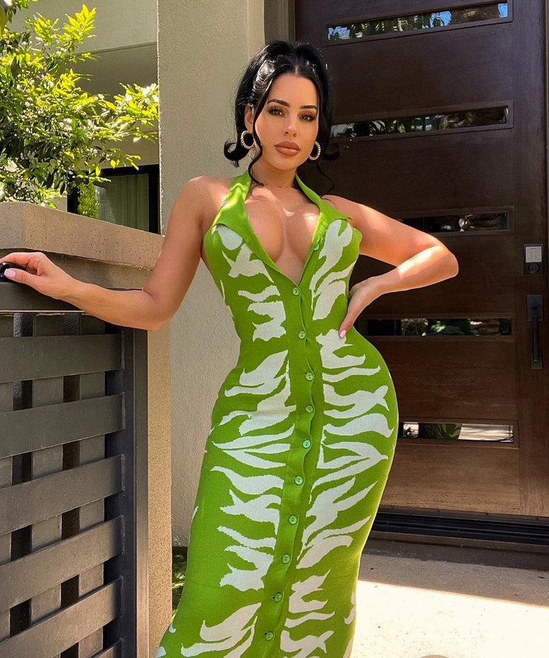Until The End Maxi Dress Green